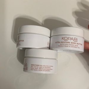 3 Kopari (1.4 fl oz each) Ultra Restore Body Butter